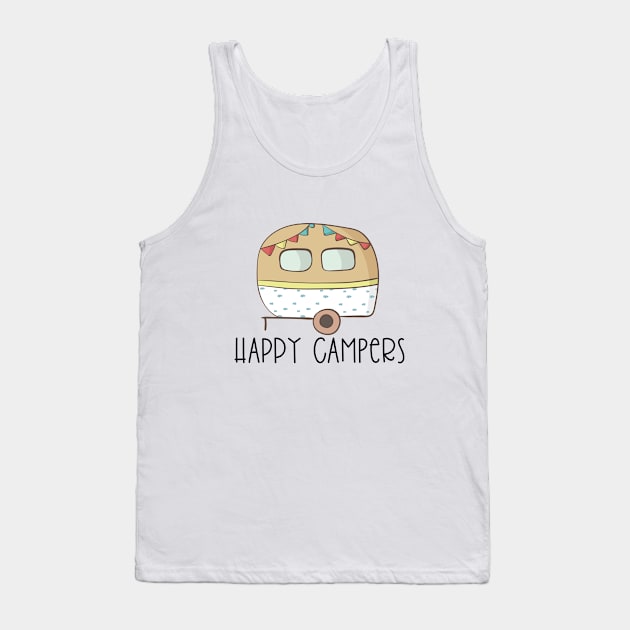 Happy Campers Tank Top by ColorFlowCreations